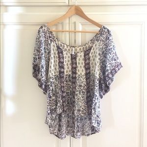 Free People Bohemian Peasant Top Size Medium